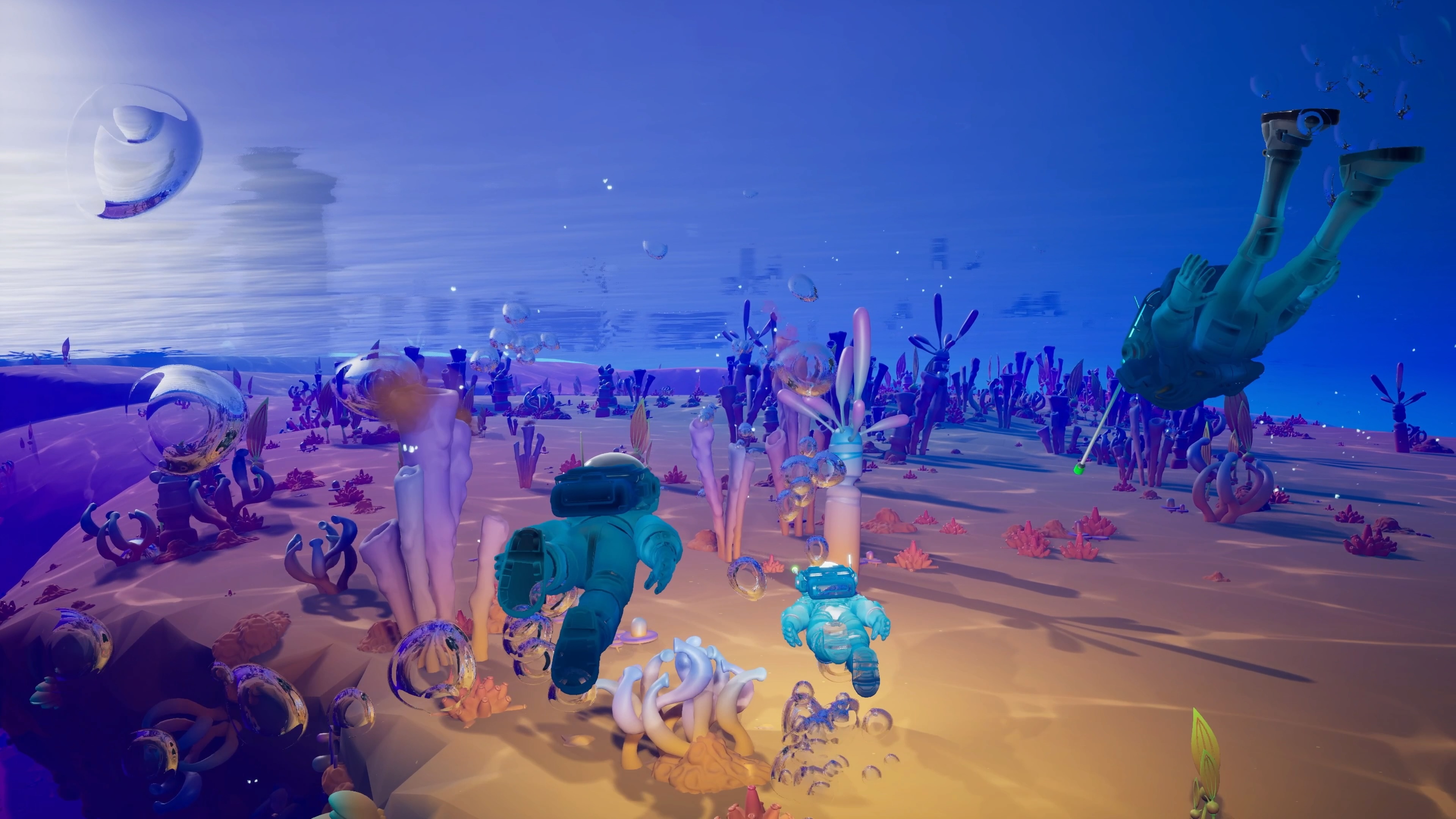 STARSEEKER co-op expedition on a colorful planet