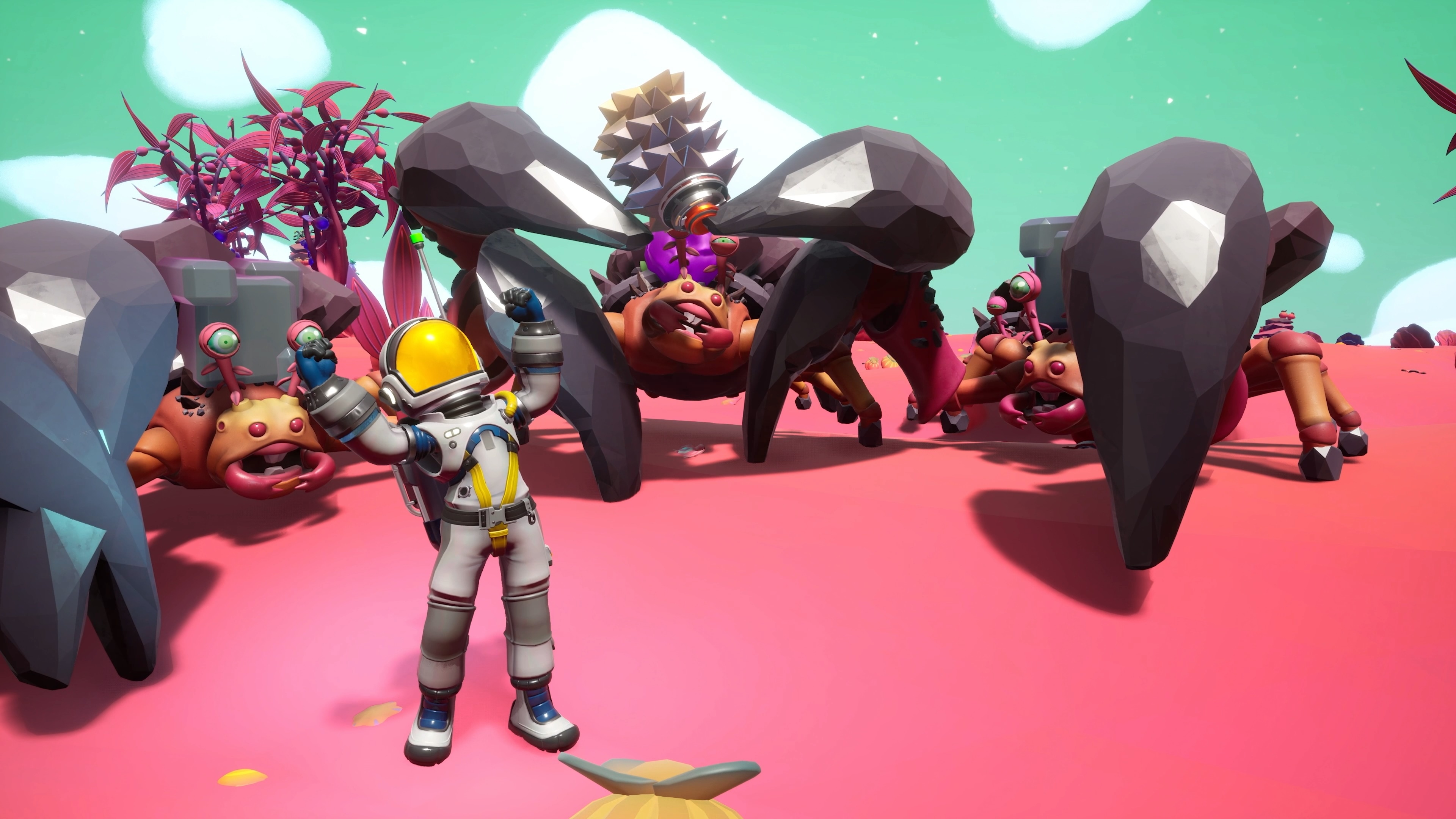 STARSEEKER colorful sci-fi location with mission objectives