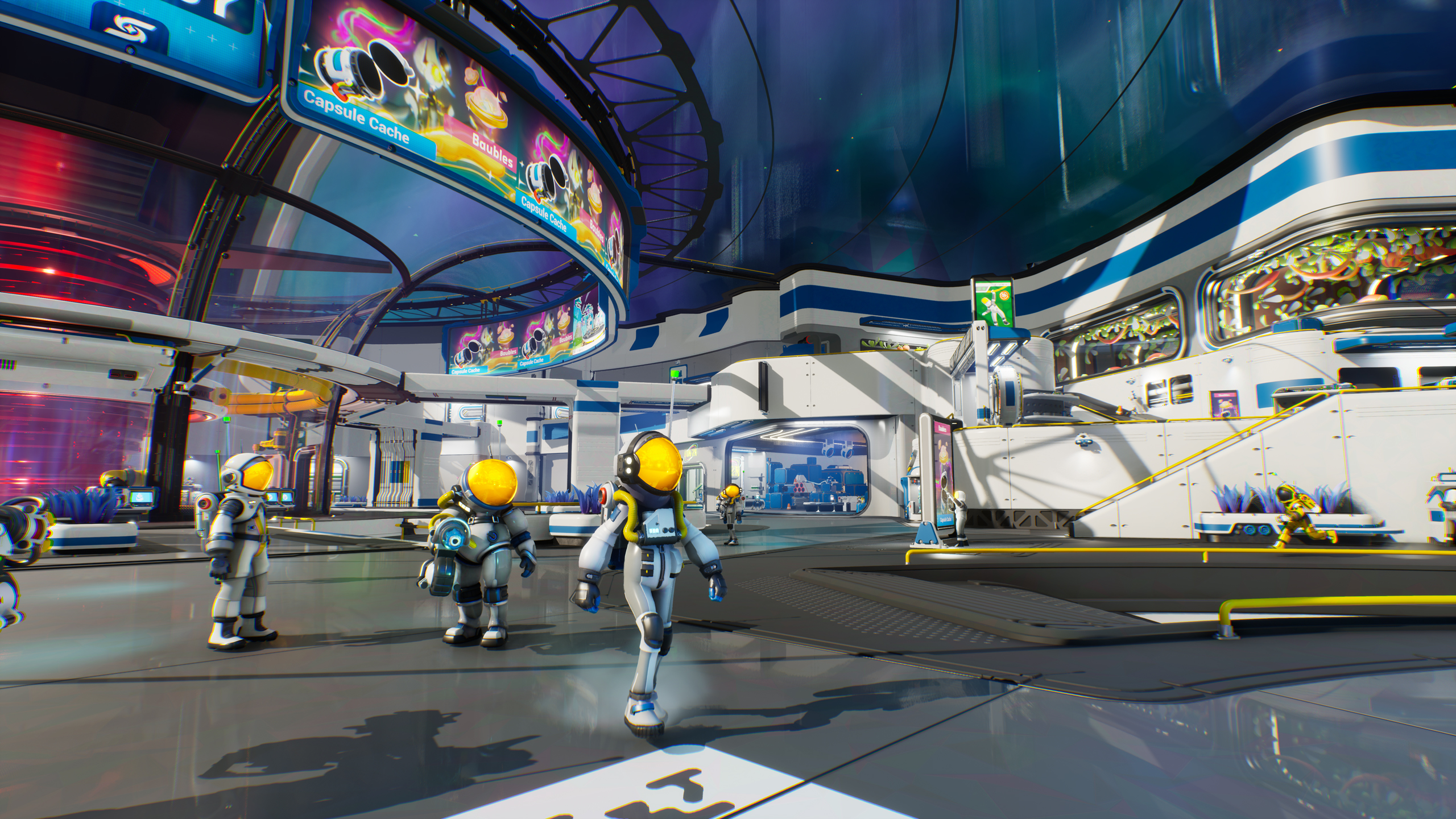 STARSEEKER astronauts using tools in an alien environment